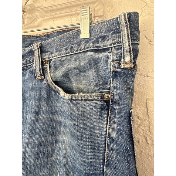 Vintage Abercrombie & Fitch - Handcrafted - Distressed Slim Low Rise Jeans-32x32 - Picture 4 of 16